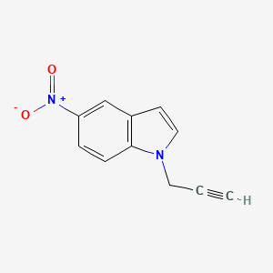 molecular formula C11H8N2O2 B13921725 5-nitro-1-(prop-2-yn-1-yl)-1H-indole 