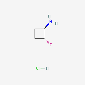 molecular formula C4H9ClFN B13921750 (1R,2R)-2-Fluorocyclobutan-1-amine hydrochloride 