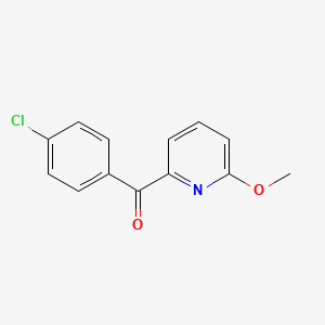 2-(4-Chlorobenzoyl)-6-methoxypyridine