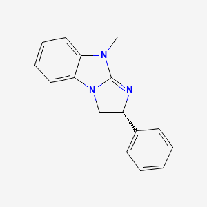molecular formula C16H15N3 B13921764 (2R)-4-methyl-2-phenyl-1,2-dihydroimidazo[1,2-a]benzimidazole 