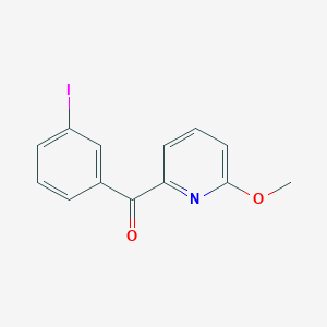2-(3-Iodobenzoyl)-6-methoxypyridine