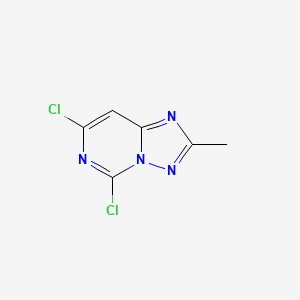 molecular formula C6H4Cl2N4 B13921862 5,7-Dichloro-2-methyl[1,2,4]triazolo[1,5-c]pyrimidine 