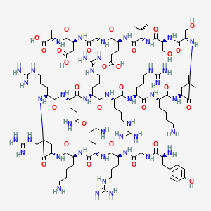 molecular formula C103H184N42O29 B13921894 Tat-NR2Baa 