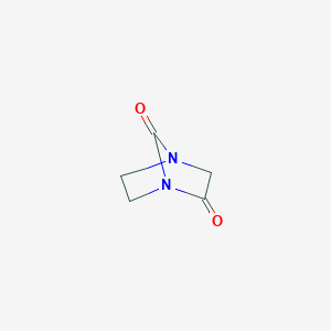 molecular formula C5H6N2O2 B139219 1,4-Diazabicyclo[2.2.1]heptane-2,7-dione CAS No. 146681-13-2