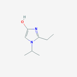 molecular formula C8H14N2O B13921917 2-Ethyl-1-propan-2-ylimidazol-4-ol 
