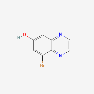 molecular formula C8H5BrN2O B13921926 8-Bromoquinoxalin-6-ol 