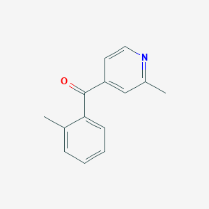 4-(2-Methylbenzoyl)-2-methylpyridine