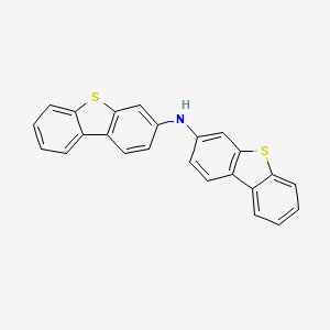 molecular formula C24H15NS2 B13922036 Bis(dibenzo[b,d]thiophen-3-yl)amine 