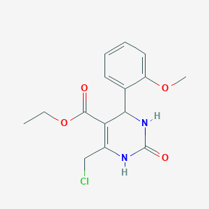 Ethyl 6-(chloromethyl)-4-(2-methoxyphenyl)-2-oxo-1,2,3,4-tetrahydropyrimidine-5-carboxylate