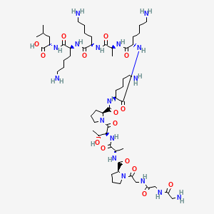 molecular formula C56H101N17O15 B13922105 Histone H1-derived Peptide 