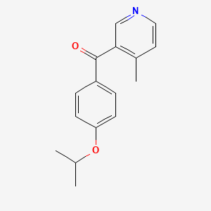 3-(4-Isopropoxybenzoyl)-4-methylpyridine