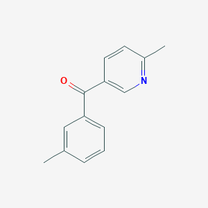 5-(3-Methylbenzoyl)-2-methylpyridine