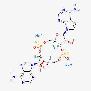 molecular formula C21H23N9Na2O10P2S2 B13922174 IACS-8779 disodium 