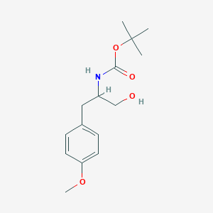 molecular formula C15H23NO4 B13922192 Tert-butyl (1-hydroxy-3-(4-methoxyphenyl)propan-2-yl)carbamate 