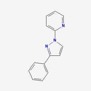 molecular formula C14H11N3 B13922246 2-(3-Phenyl-1H-pyrazol-1-yl)pyridine 