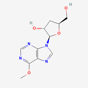 molecular formula C11H14N4O4 B13922354 3'-deoxy-6-O-methylinosine 