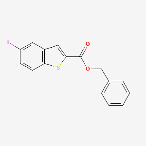 molecular formula C16H11IO2S B13922381 Benzyl 5-iodobenzo[b]thiophene-2-carboxylate 