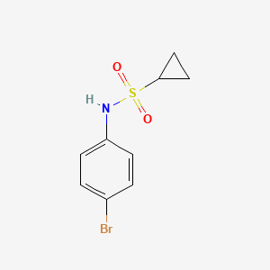 molecular formula C9H10BrNO2S B13922409 N-(4-bromophenyl)cyclopropanesulfonamide 