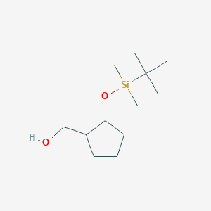 molecular formula C12H26O2Si B13922466 (2-((tert-Butyldimethylsilyl)oxy)cyclopentyl)methanol 