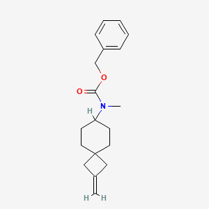 molecular formula C19H25NO2 B13922471 Benzyl methyl(2-methylenespiro[3.5]nonan-7-yl)carbamate 