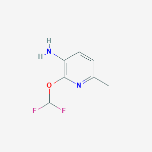 molecular formula C7H8F2N2O B13922543 2-(Difluoromethoxy)-6-methylpyridin-3-amine 