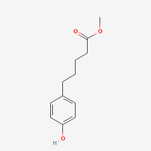 molecular formula C12H16O3 B13922574 Methyl 5-(4-hydroxyphenyl)pentanoate 
