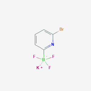 molecular formula C5H3BBrF3KN B1392273 （6-溴吡啶-2-基）三氟硼酸钾 CAS No. 1189097-42-4
