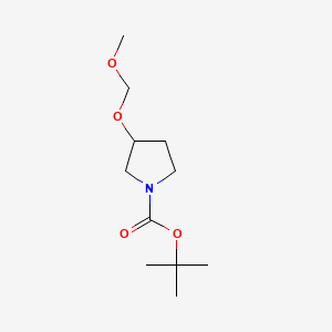 molecular formula C11H21NO4 B13922733 tert-butyl 3-(Methoxymethoxy)pyrrolidine-1-carboxylate 