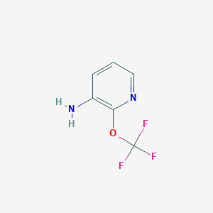 molecular formula C6H5F3N2O B1392281 2-(Trifluoromethoxy)pyridin-3-amine CAS No. 1221171-94-3