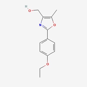 [2-(4-Ethoxyphenyl)-5-methyl-1,3-oxazol-4-yl]methanol