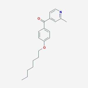 4-(4-Heptyloxybenzoyl)-2-methylpyridine