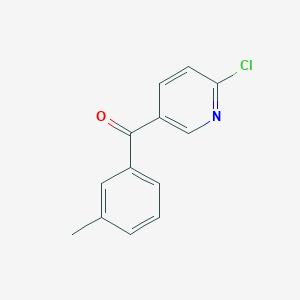 2-Chloro-5-(3-methylbenzoyl)pyridine