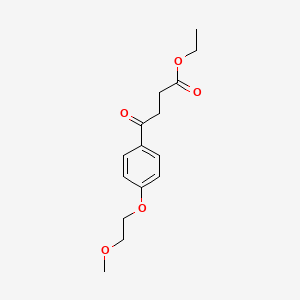 Ethyl 4-[4-(2-methoxyethoxy)phenyl]-4-oxobutyrate