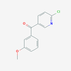 2-Chloro-5-(3-methoxybenzoyl)pyridine