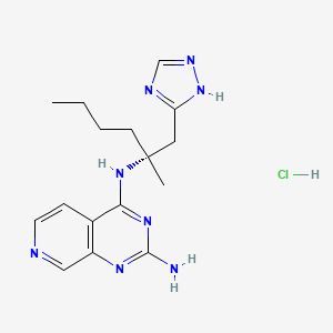molecular formula C16H23ClN8 B13922953 TLR8 agonist 2 hydrochloride 