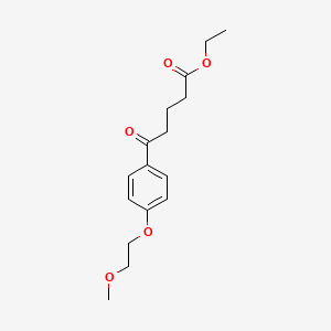 Ethyl 5-[4-(2-methoxyethoxy)phenyl]-5-oxovalerate