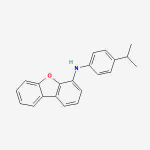 molecular formula C21H19NO B13922984 N-(4-Isopropylphenyl)dibenzo[b,d]furan-4-amine 
