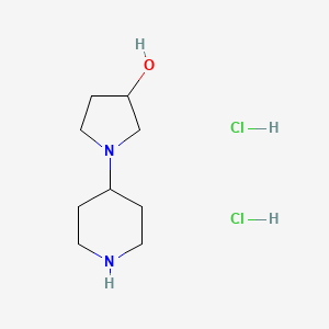 1-(4-Piperidinyl)-3-pyrrolidinol dihydrochloride