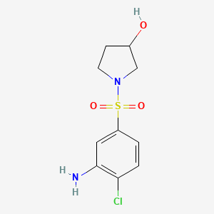 1-[(3-Amino-4-chlorophenyl)sulfonyl]-3-pyrrolidinol