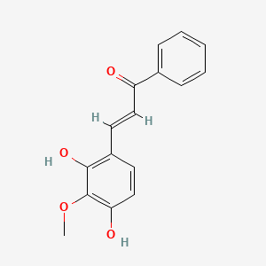 molecular formula C16H14O4 B13923089 2,4-Dihydroxy-3-methoxychalcone 