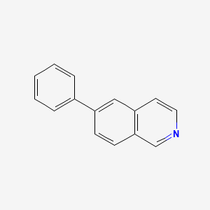 molecular formula C15H11N B13923116 6-Phenylisoquinoline 