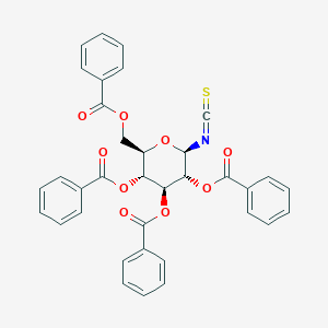 molecular formula C35H27NO9S B139232 2,3,4,6-Tetra-O-benzoyl-beta-D-glucopyranosyl isothiocyanate CAS No. 132413-50-4