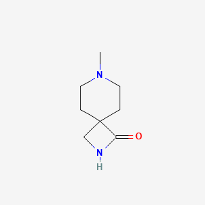 molecular formula C8H14N2O B13923253 2,7-Diazaspiro[3.5]nonan-1-one, 7-methyl- 