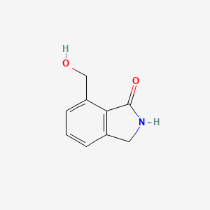 molecular formula C9H9NO2 B1392379 7-(Hydroxymethyl)isoindolin-1-one CAS No. 771-07-3