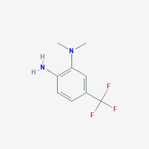 molecular formula C9H11F3N2 B13923846 N*2*,N*2*-Dimethyl-4-trifluoromethyl-benzene-1,2-diamine 