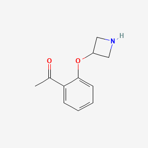 1-[2-(3-Azetidinyloxy)phenyl]-1-ethanone