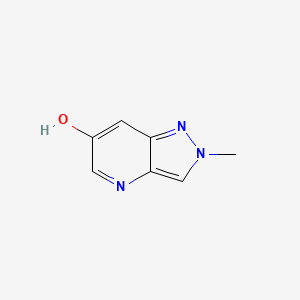 molecular formula C7H7N3O B13923883 2-Methyl-2H-pyrazolo[4,3-b]pyridin-6-ol 