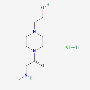 1-[4-(2-Hydroxyethyl)-1-piperazinyl]-2-(methylamino)-1-ethanone hydrochloride