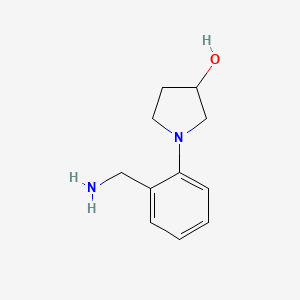 1-[2-(Aminomethyl)phenyl]-3-pyrrolidinol