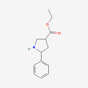 Ethyl 5-phenylpyrrolidine-3-carboxylate